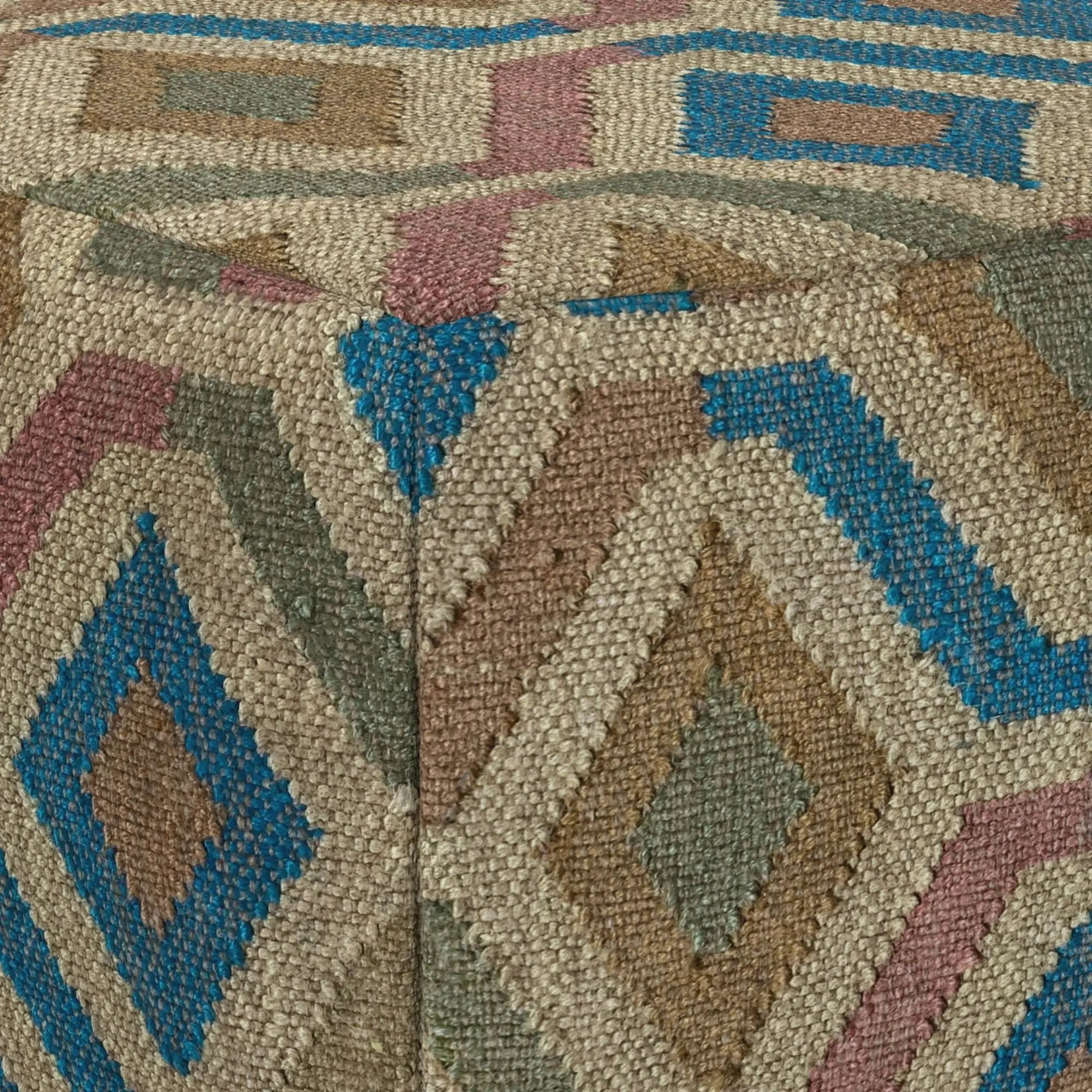 Johanna - Handcrafted Square Pouf by Unique Piece Furniture