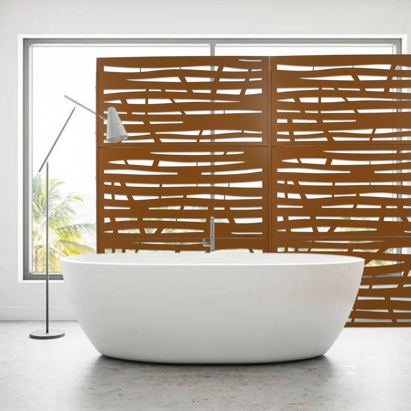 Outdoor & Indoor Privacy Screen Metal Privacy Screen by HouseOfZazla