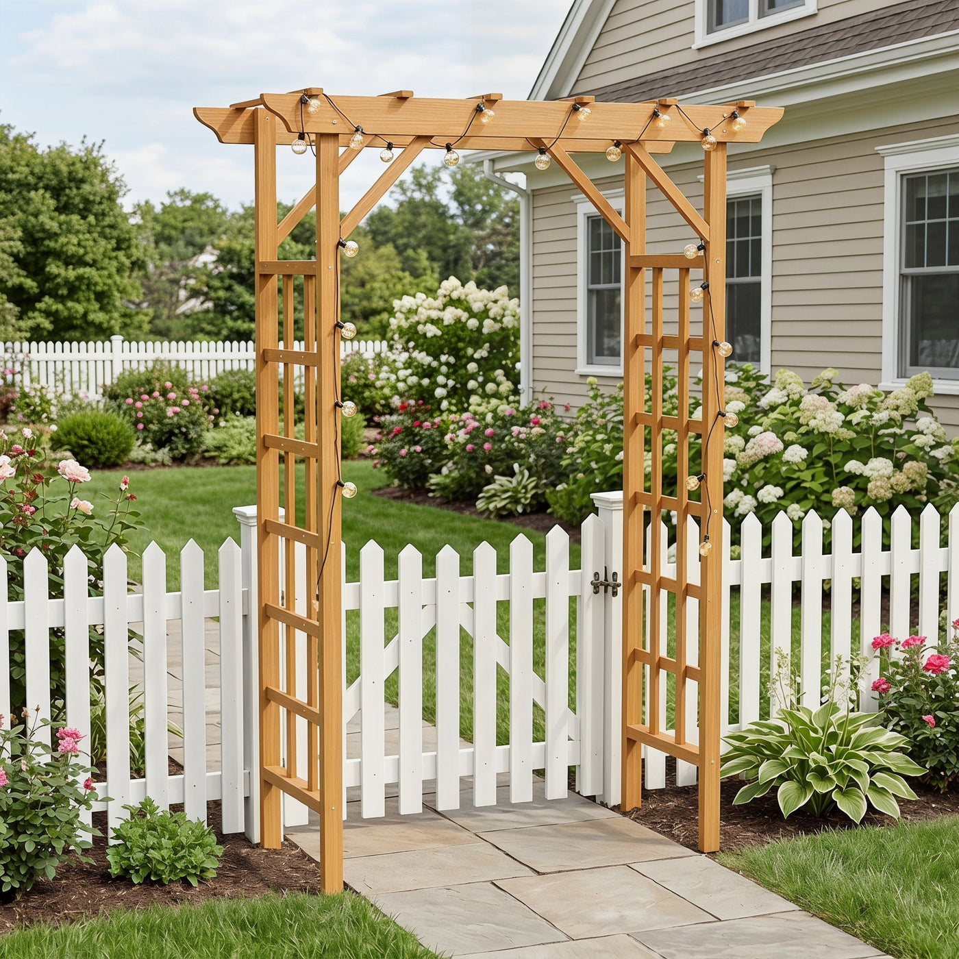 Wedding Arbor With Trellis Design by HouseOfZazla