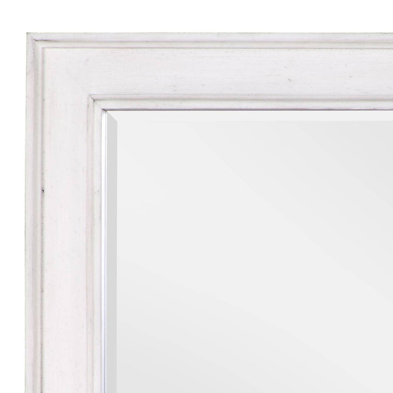 Weathered Mirror with Beveled Edge - White, photo 3 of 4