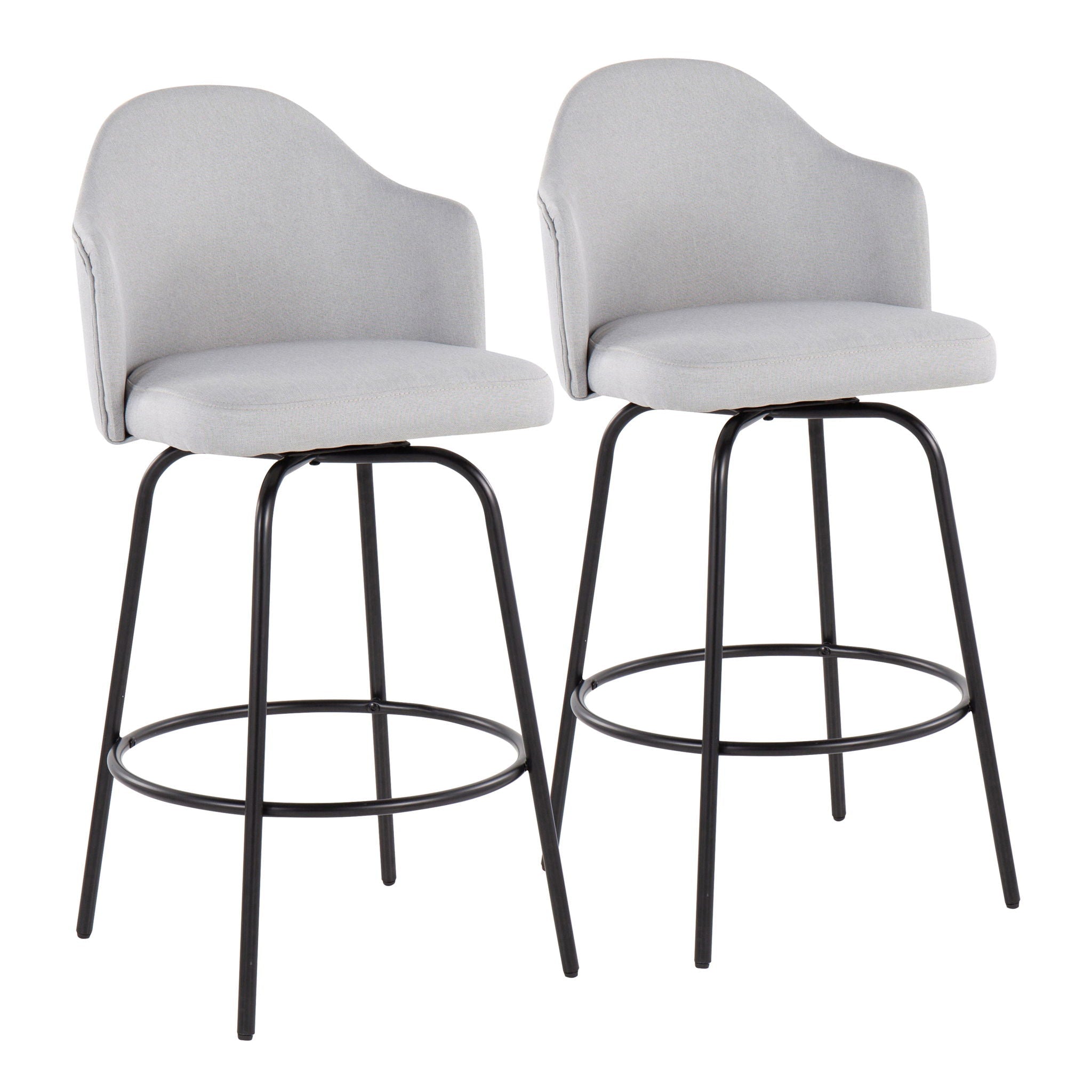 Ahoy - Contemporary Fixed Height Counter Stool (Set of 2) by HouseOfZazla