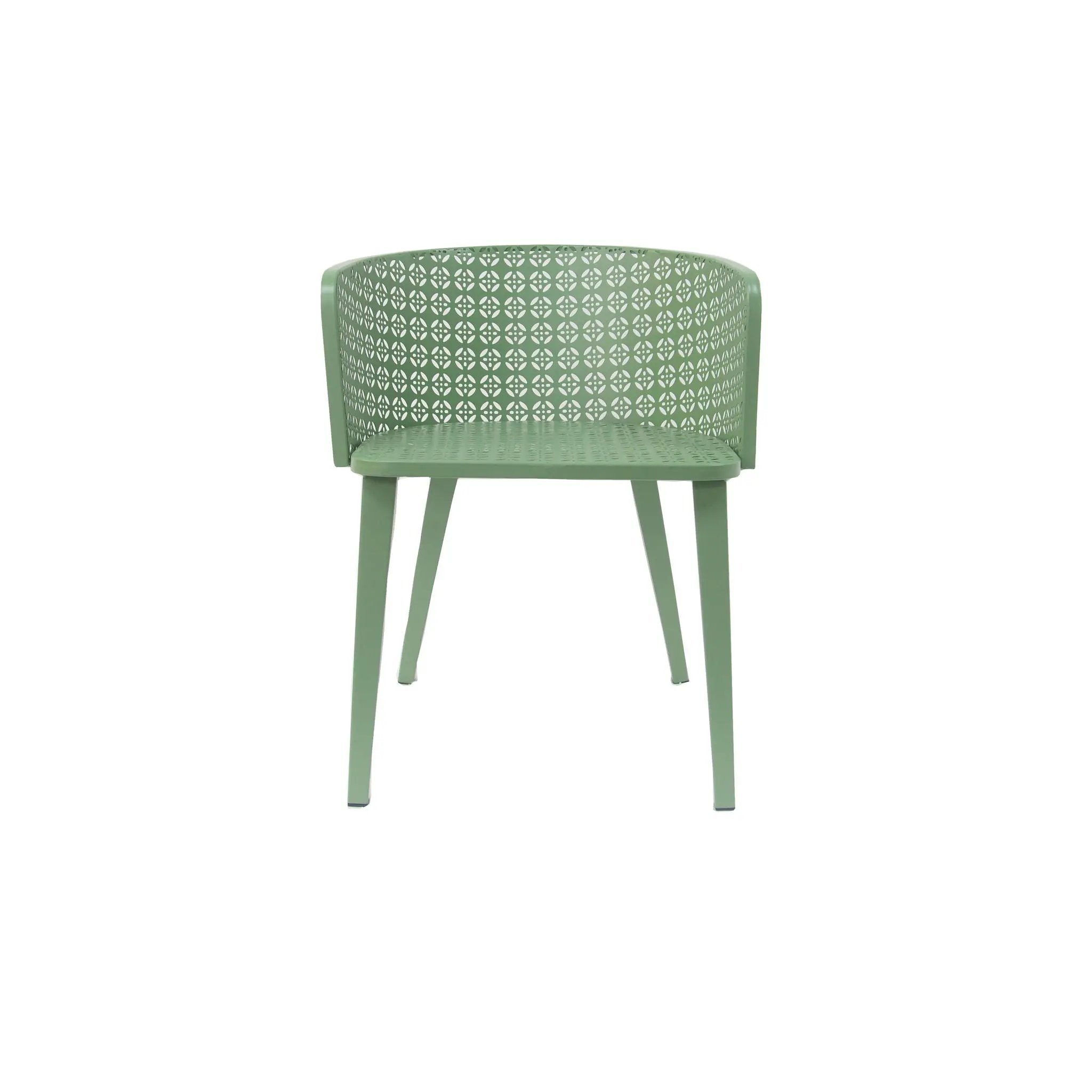 Milan Outdoor Dining Chair Set of 2 by HouseOfZazla
