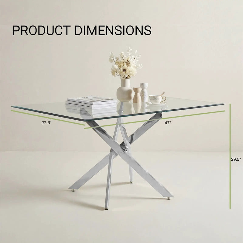 Modern Rectangular Table For Dining Room by HouseOfZazla