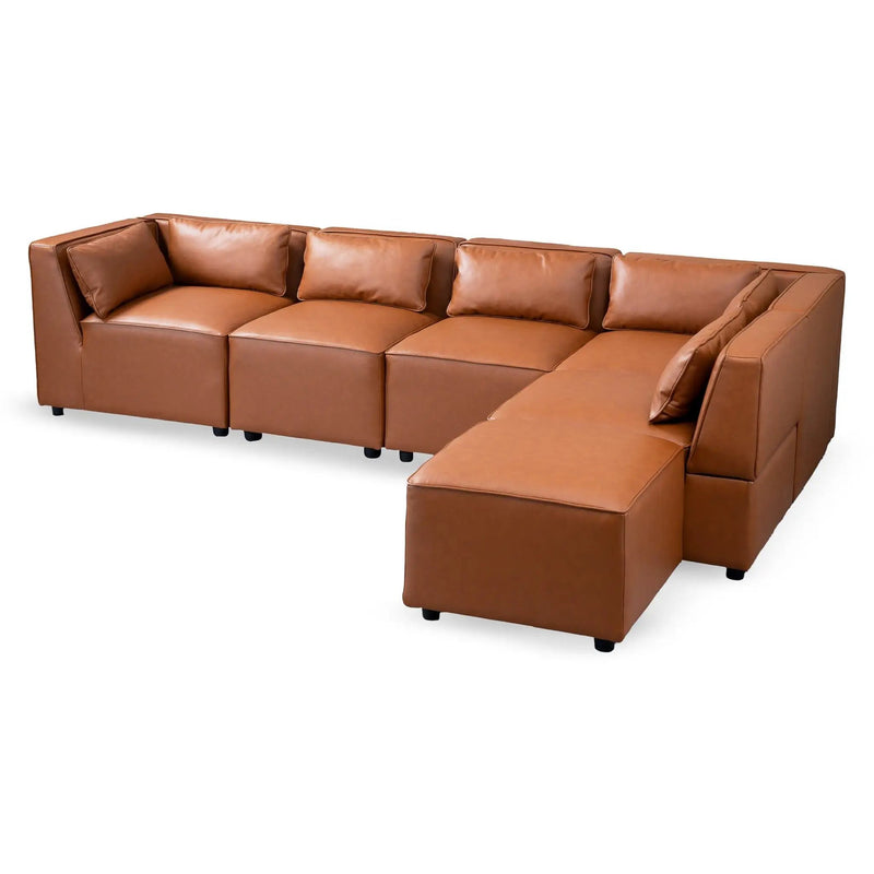 Wexford - Modular Sofa - Cognac by HouseOfZazla