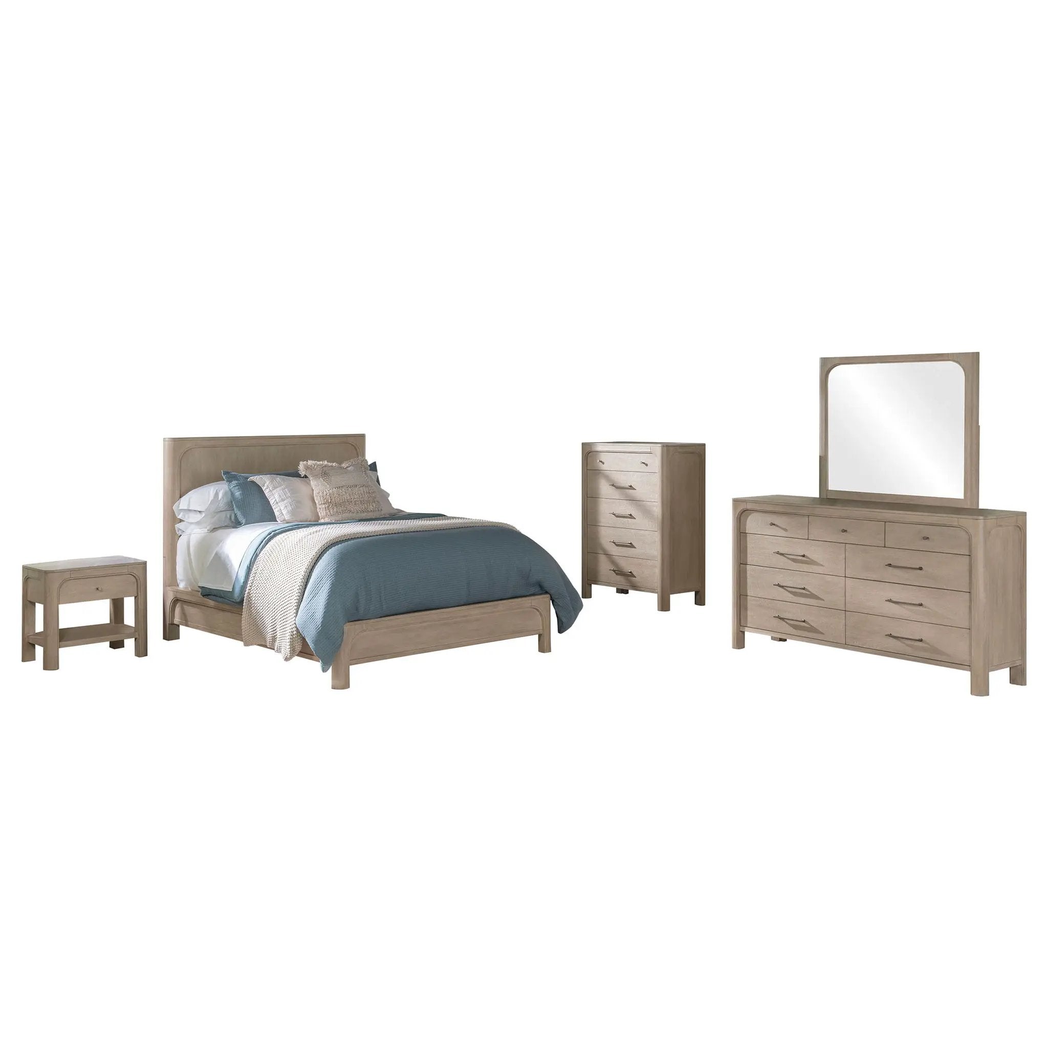 Solano 5-piece Eastern King Bedroom Set Weathered Mango by Unique Piece Furniture