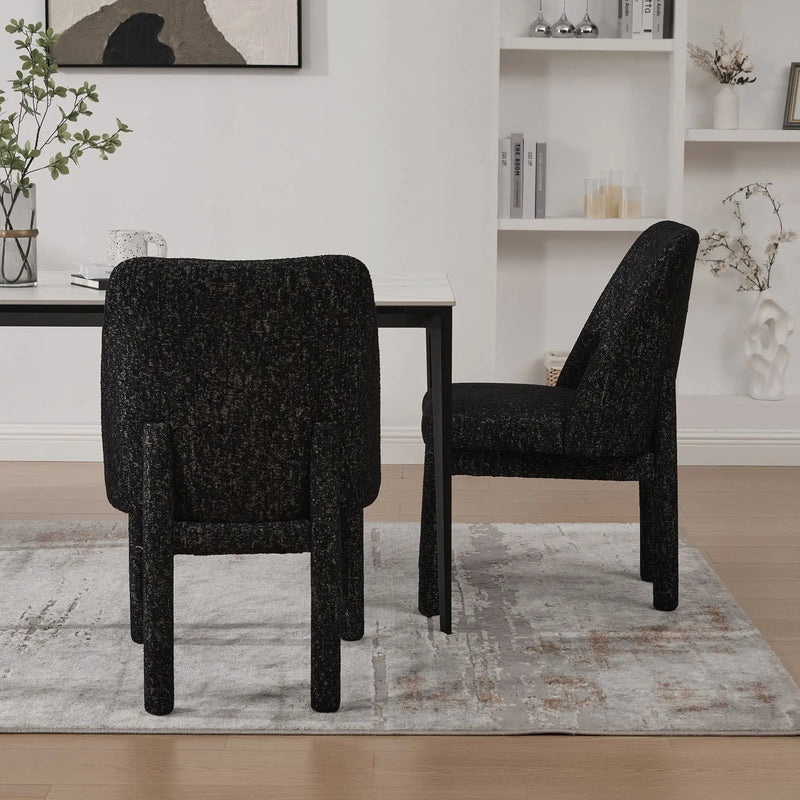 Wide Minimalist Dining Chair by Unique Piece Furniture