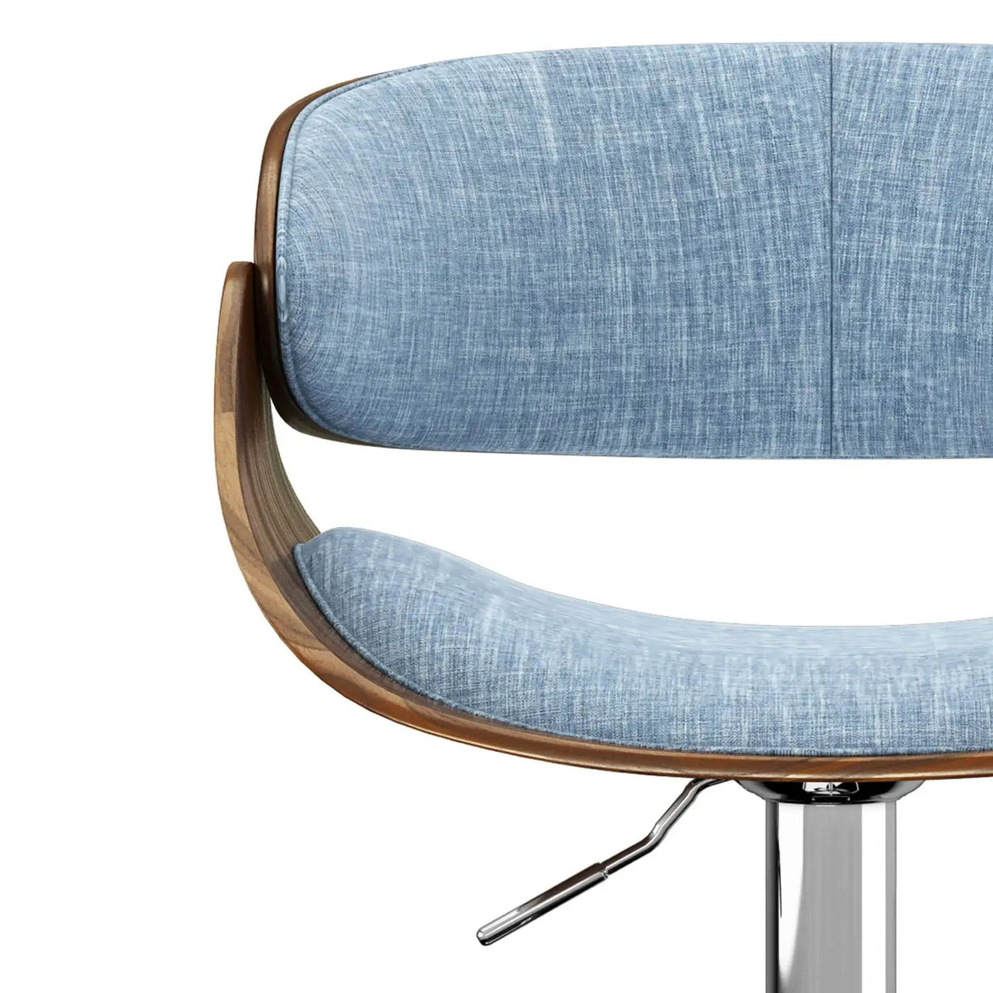 Amery - Mid Century Modern Adjustable Swivel Bar Stool by HouseOfZazla