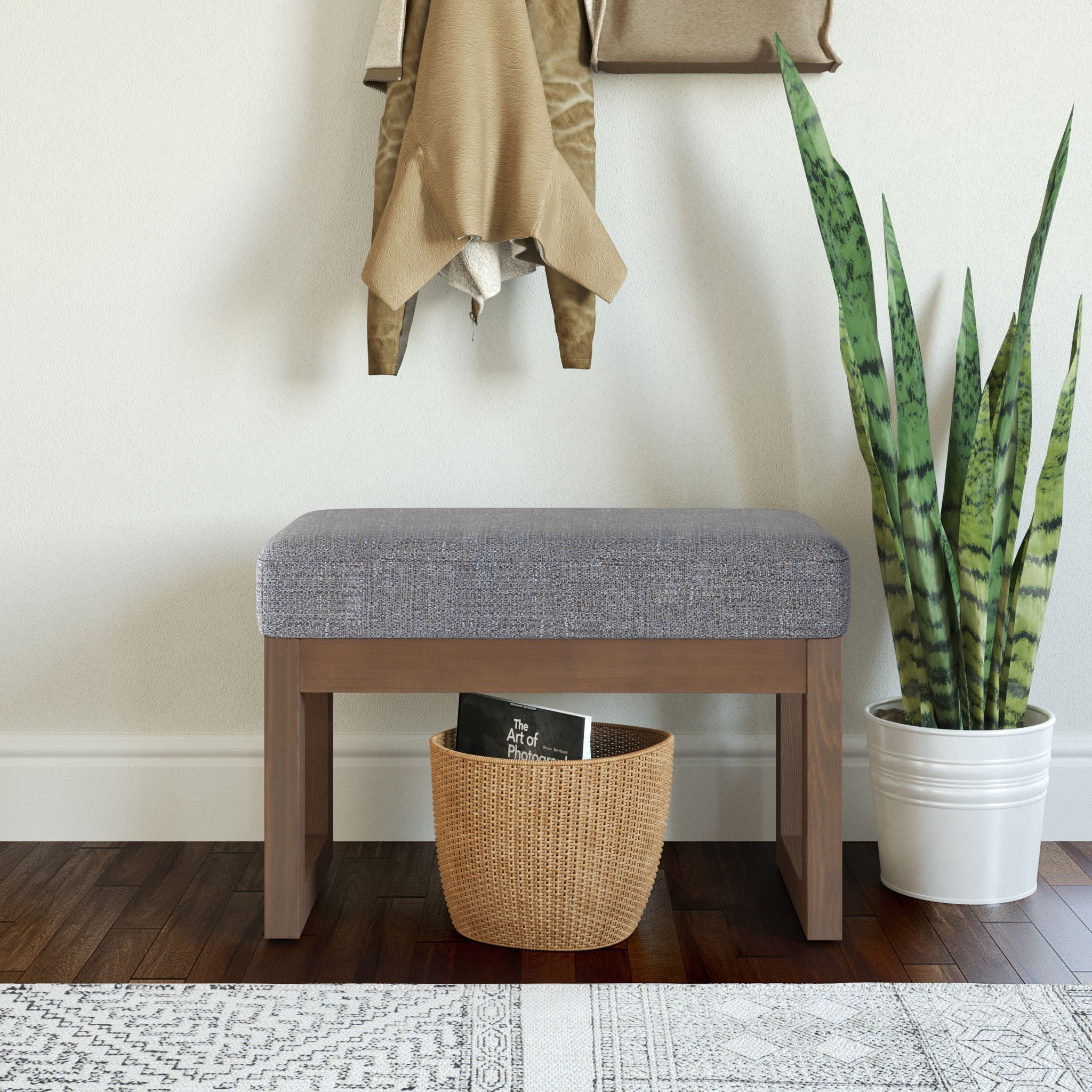 Milltown - Upholstered Ottoman Bench by HouseOfZazla