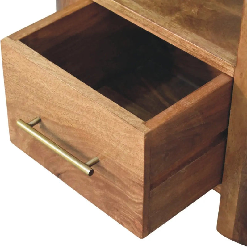 Solid Wood Valencia Sculpted Bedside by HouseOfZazla