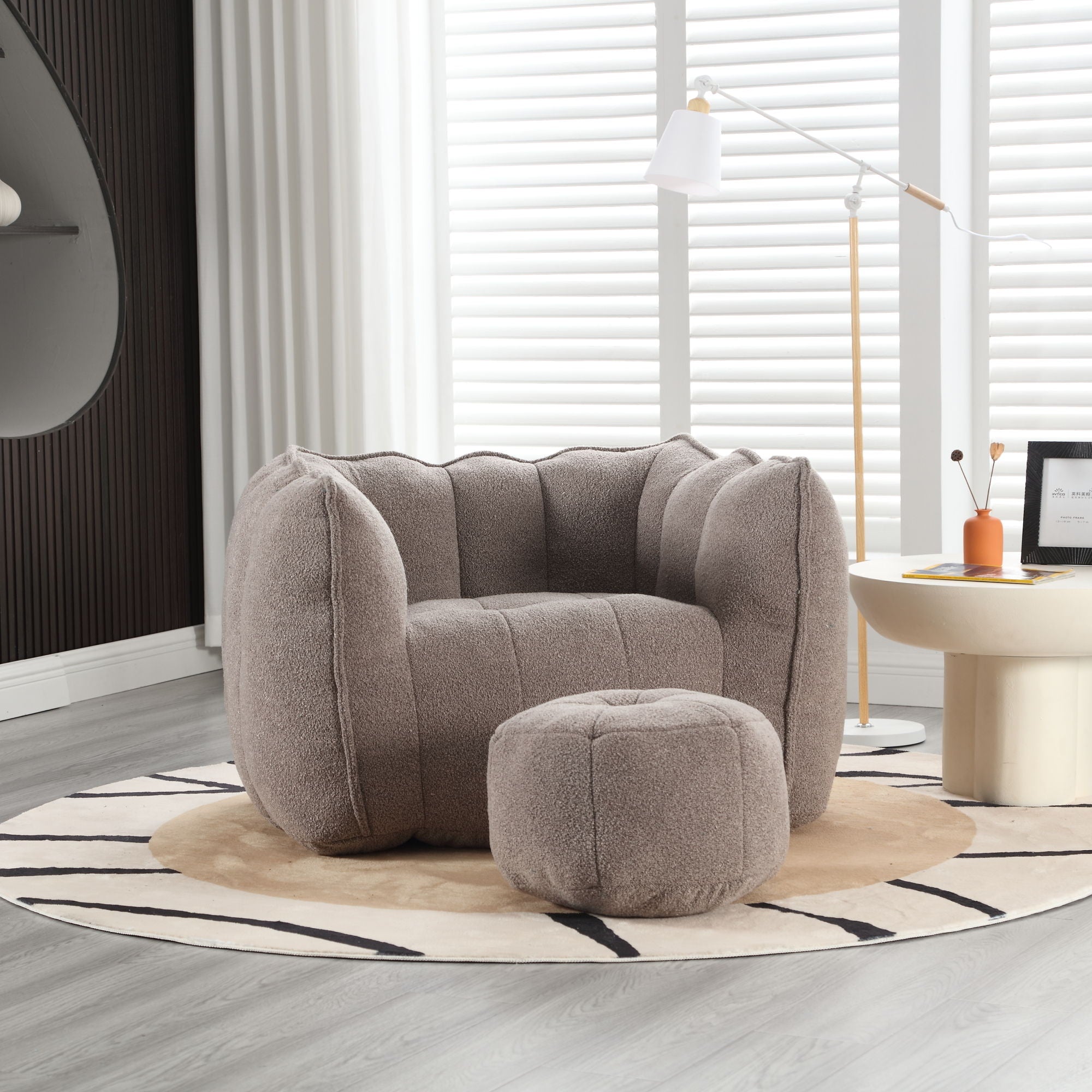 Soft Bean Bag Chair With High Resilient Foam by HouseOfZazla