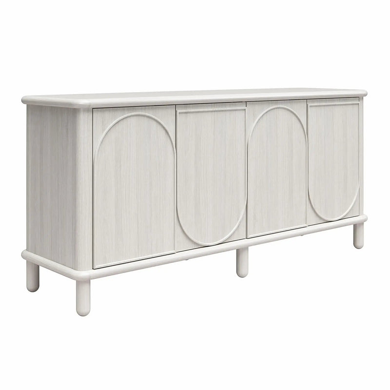 Selena - Credenza - Rustic White by Unique Piece Furniture