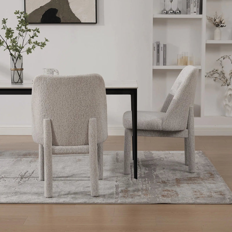 Wide Minimalist Dining Chair by Unique Piece Furniture