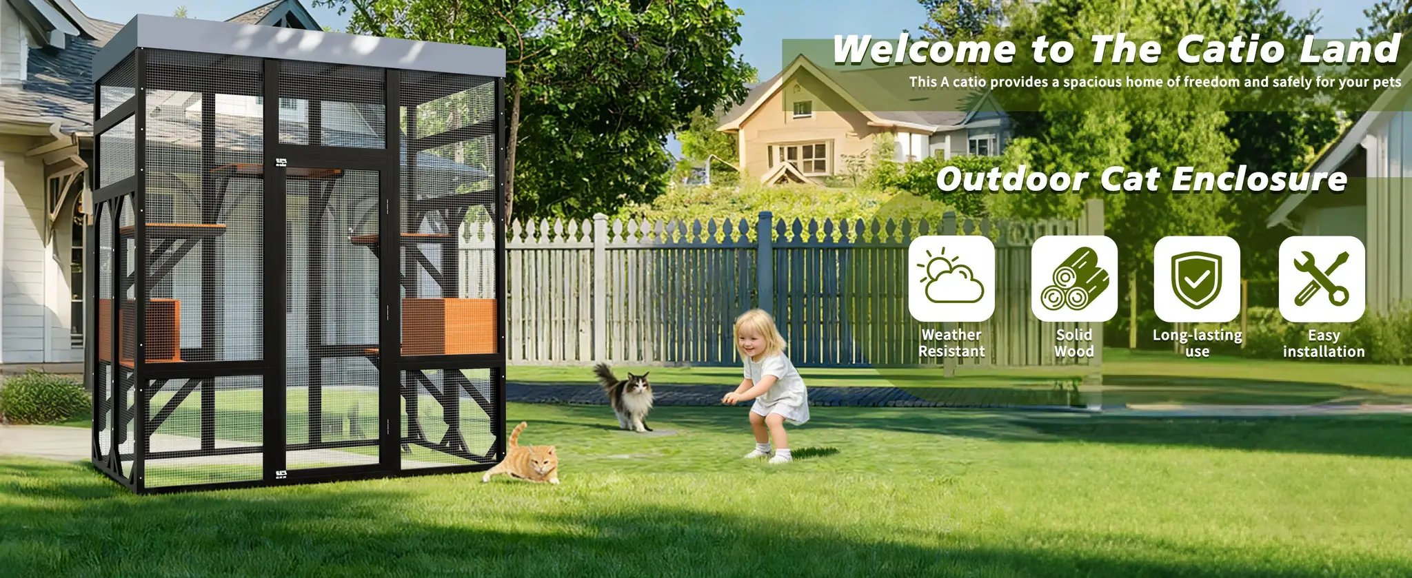 62.6" Solid Wood Pet Enclosure by HouseOfZazla