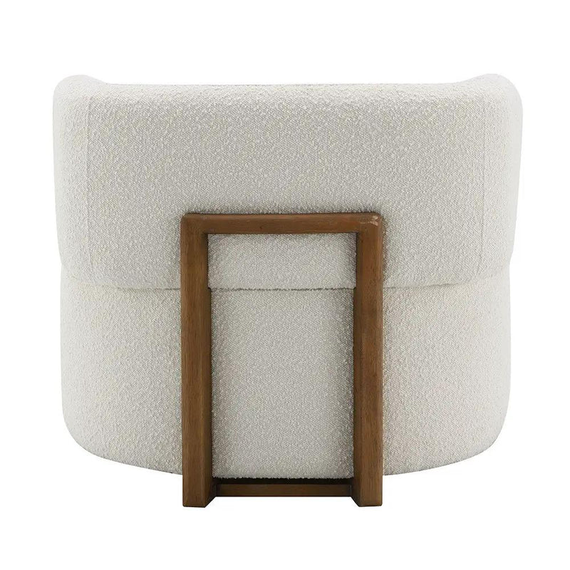 Darius - Accent Chair With Pillow - Beige Boucle by Unique Piece Furniture