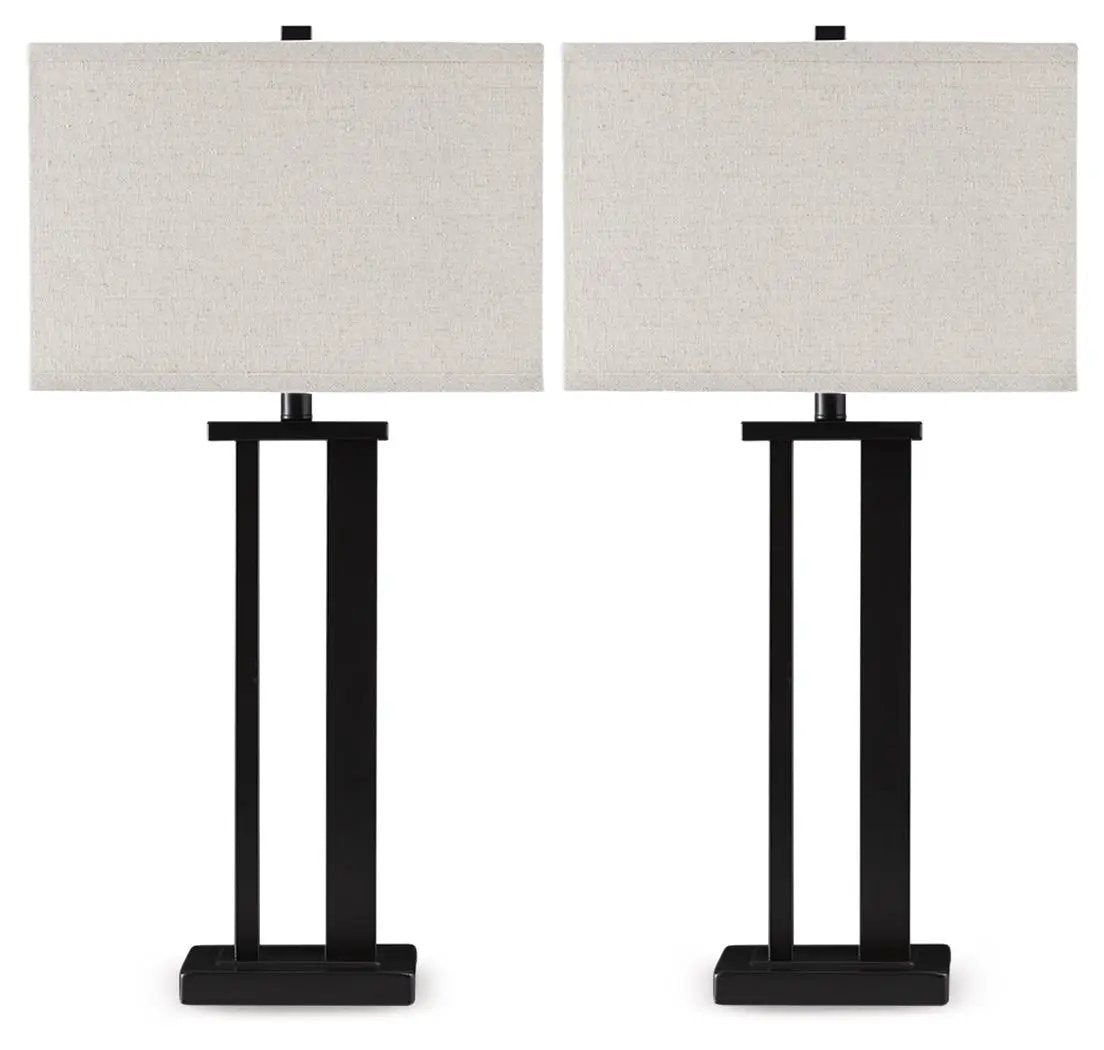 Aniela - Metal Table Lamp Set by Unique Piece Furniture