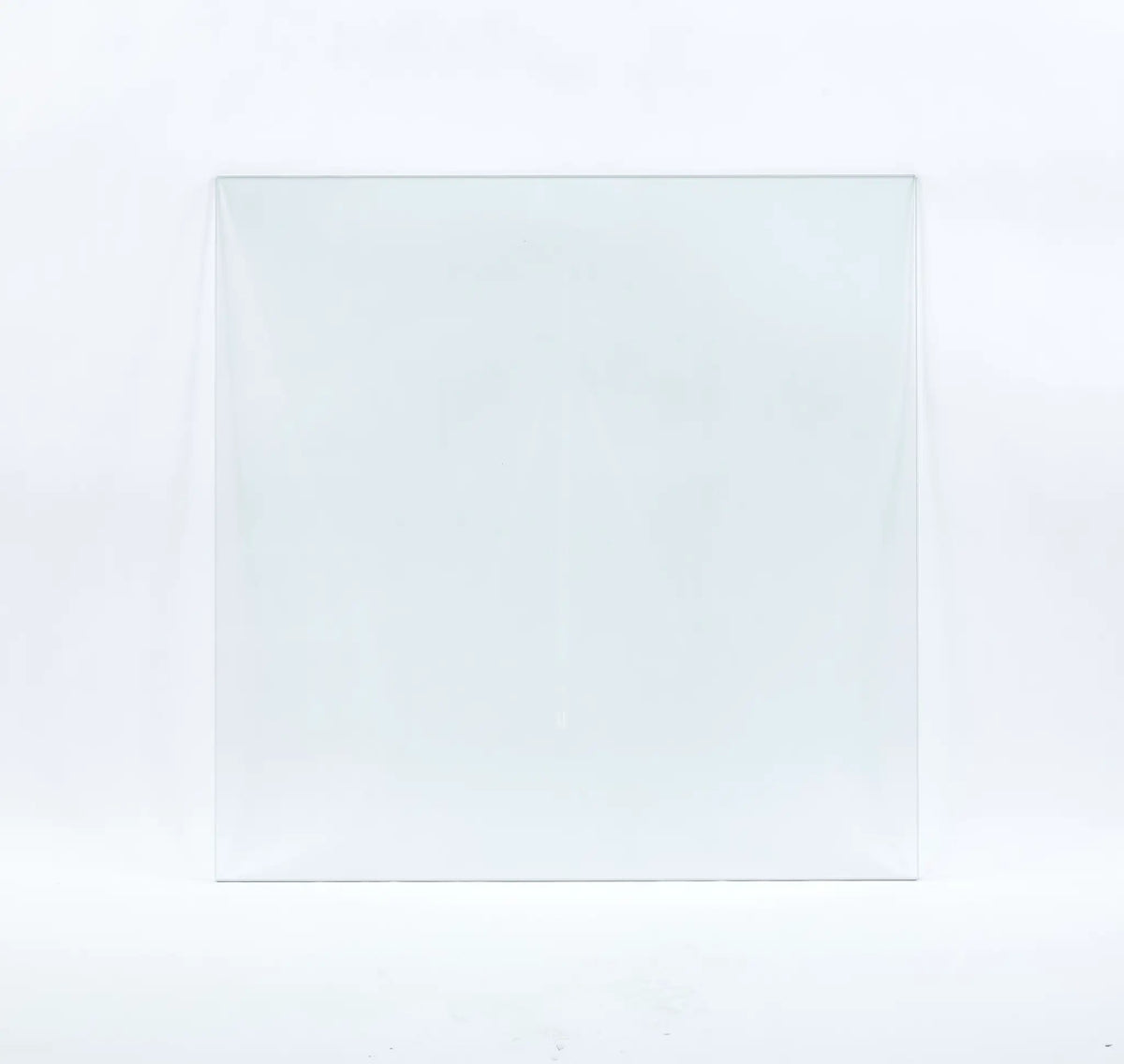 Tempered Clear Glass Top 80CM Square Dining Table by HouseOfZazla