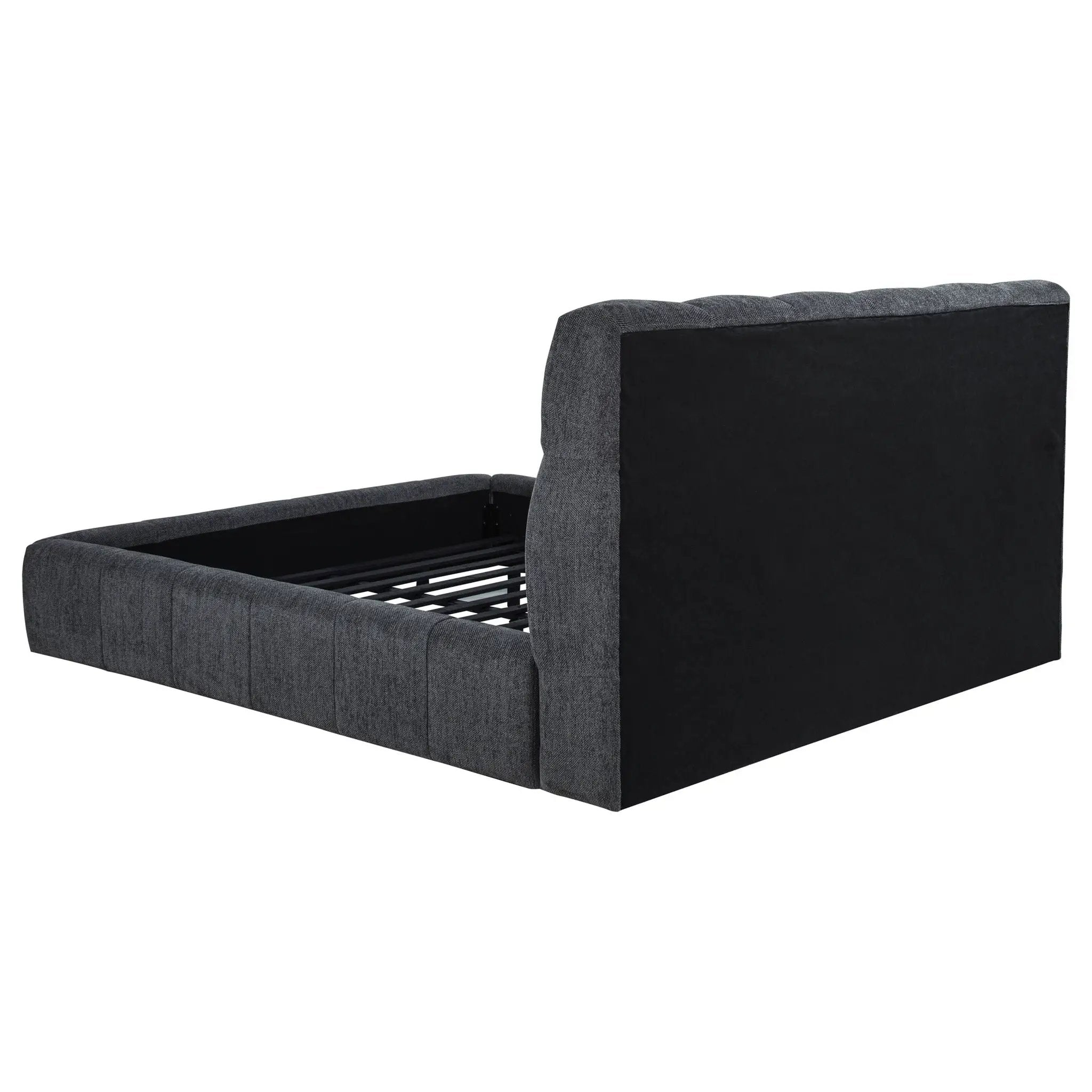 Nollet 48-inch Upholstered Eastern King Platform Bed Grey by Unique Piece Furniture