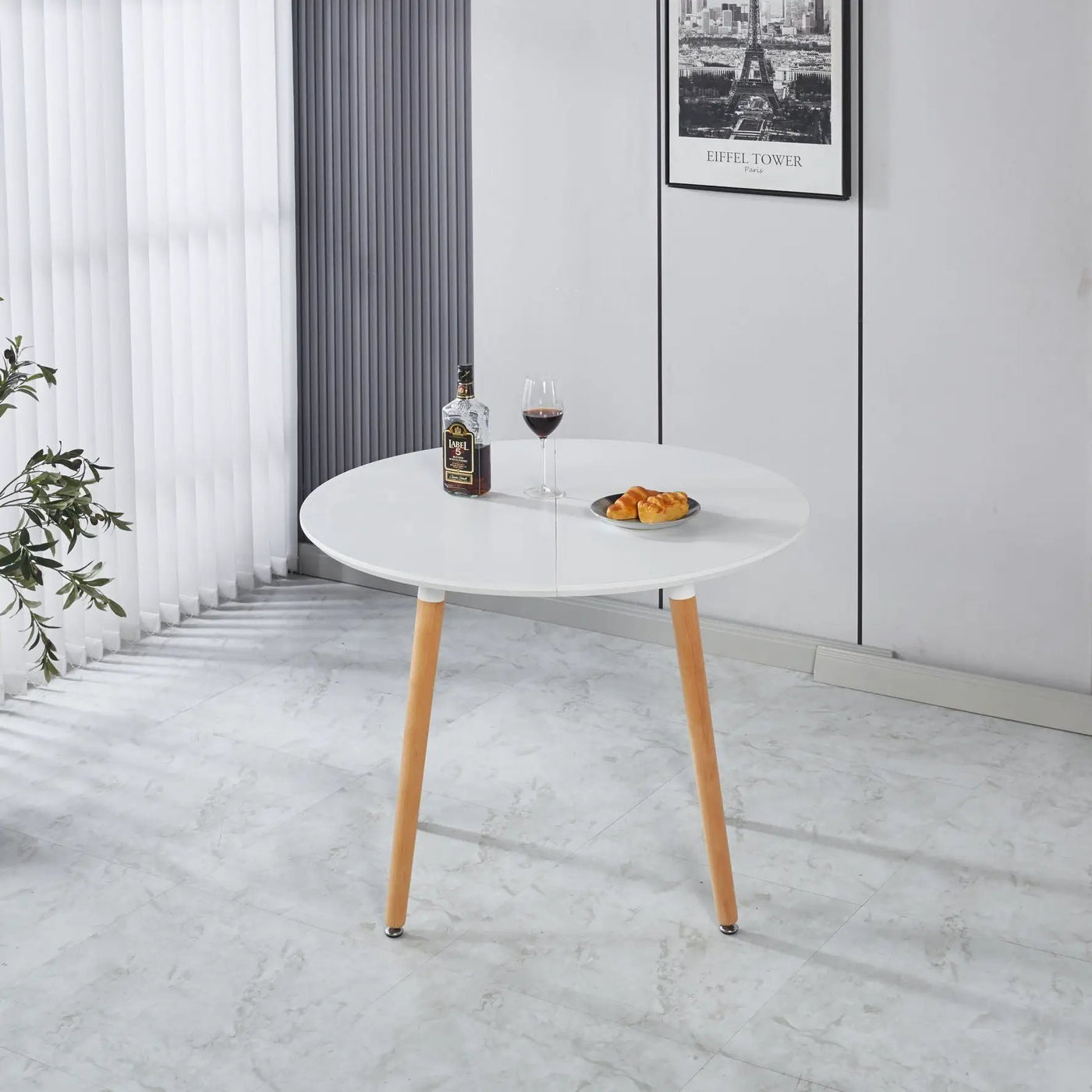 Extensible Table, Dining Table, Office Table, Coffee Table Metal Leg by HouseOfZazla
