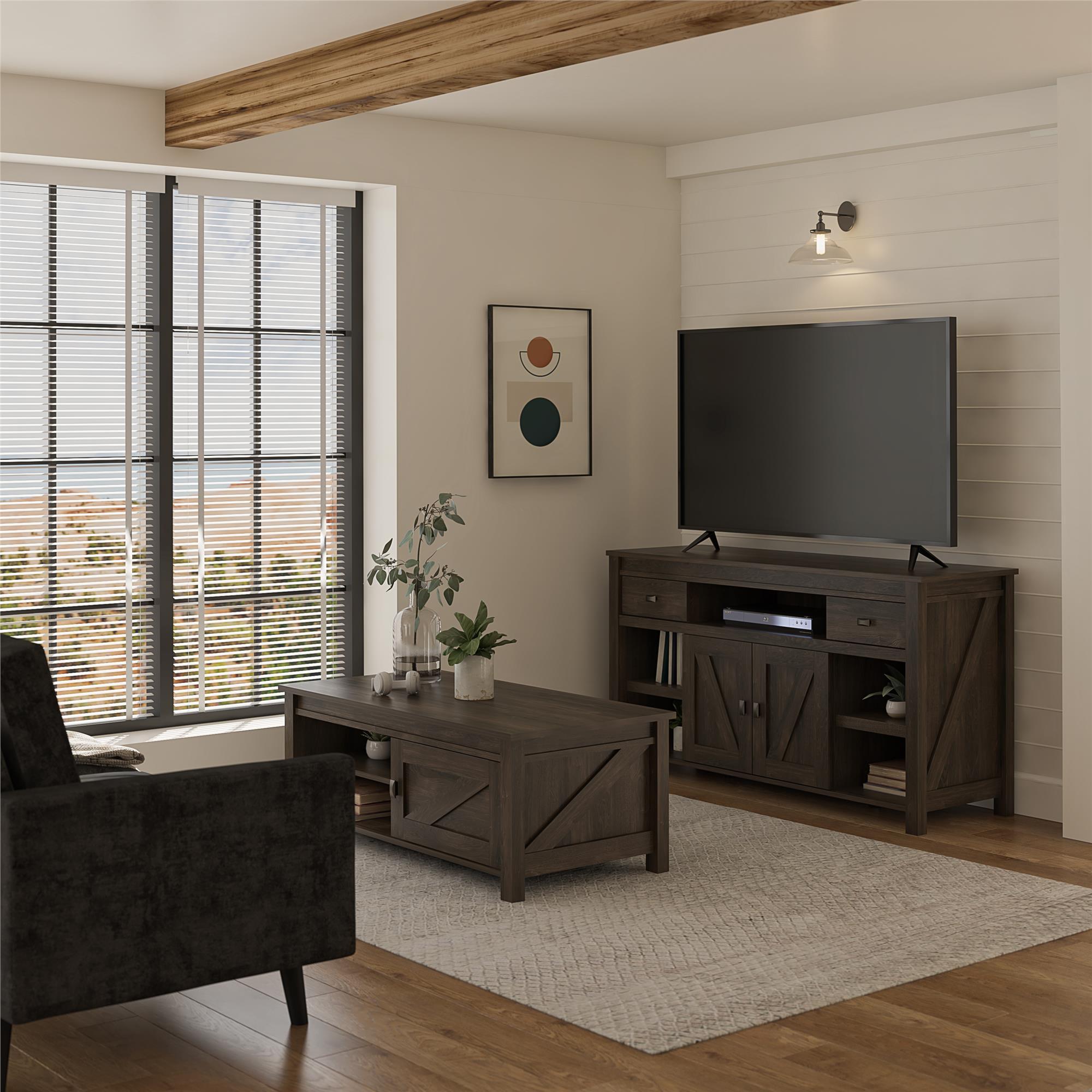 Farmington - TV Stand For TVs Up To 60" - Oak by HouseOfZazla