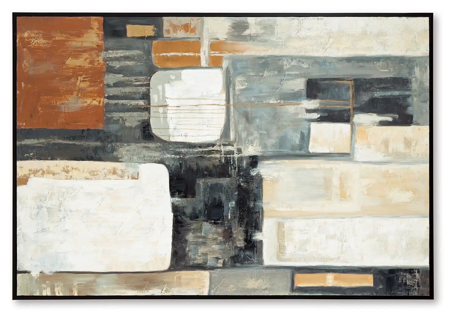 Howford - Wall Art - Brown / Black / Gray by Unique Piece Furniture