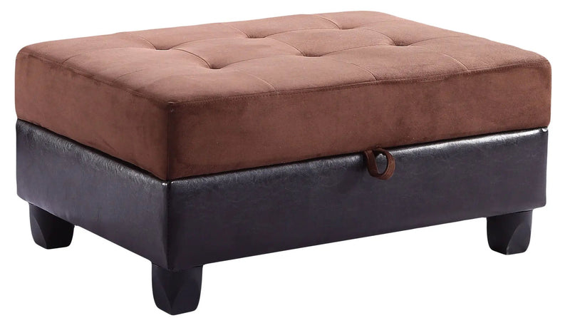 Stylish Storage Contemporary Ottoman by Unique Piece Furniture