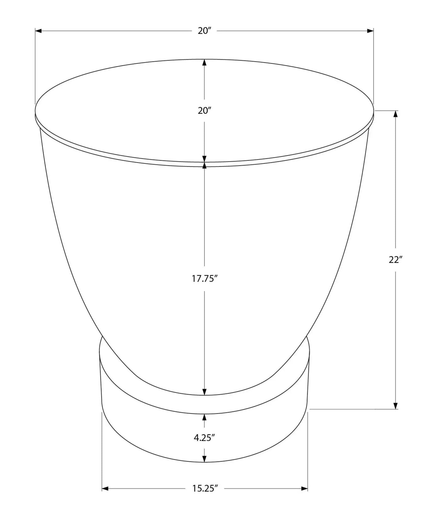 Drum Accent Side Table, Contemporary & Modern Design by HouseOfZazla