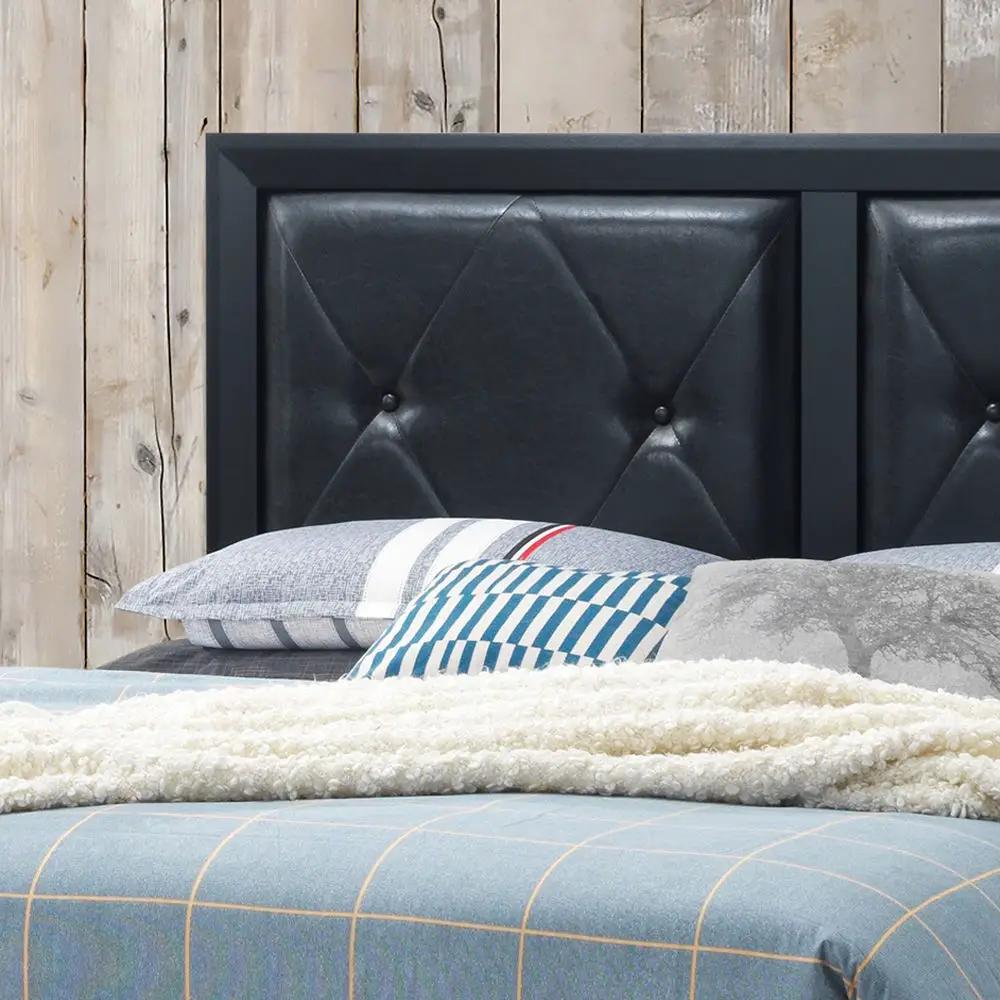 Padded Headboard Bed by HouseOfZazla