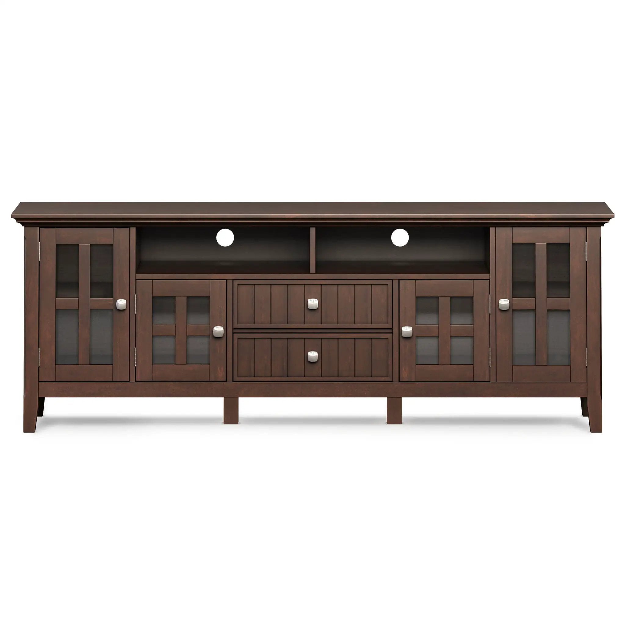Acadian - Wide TV Media Stand - Brown by HouseOfZazla