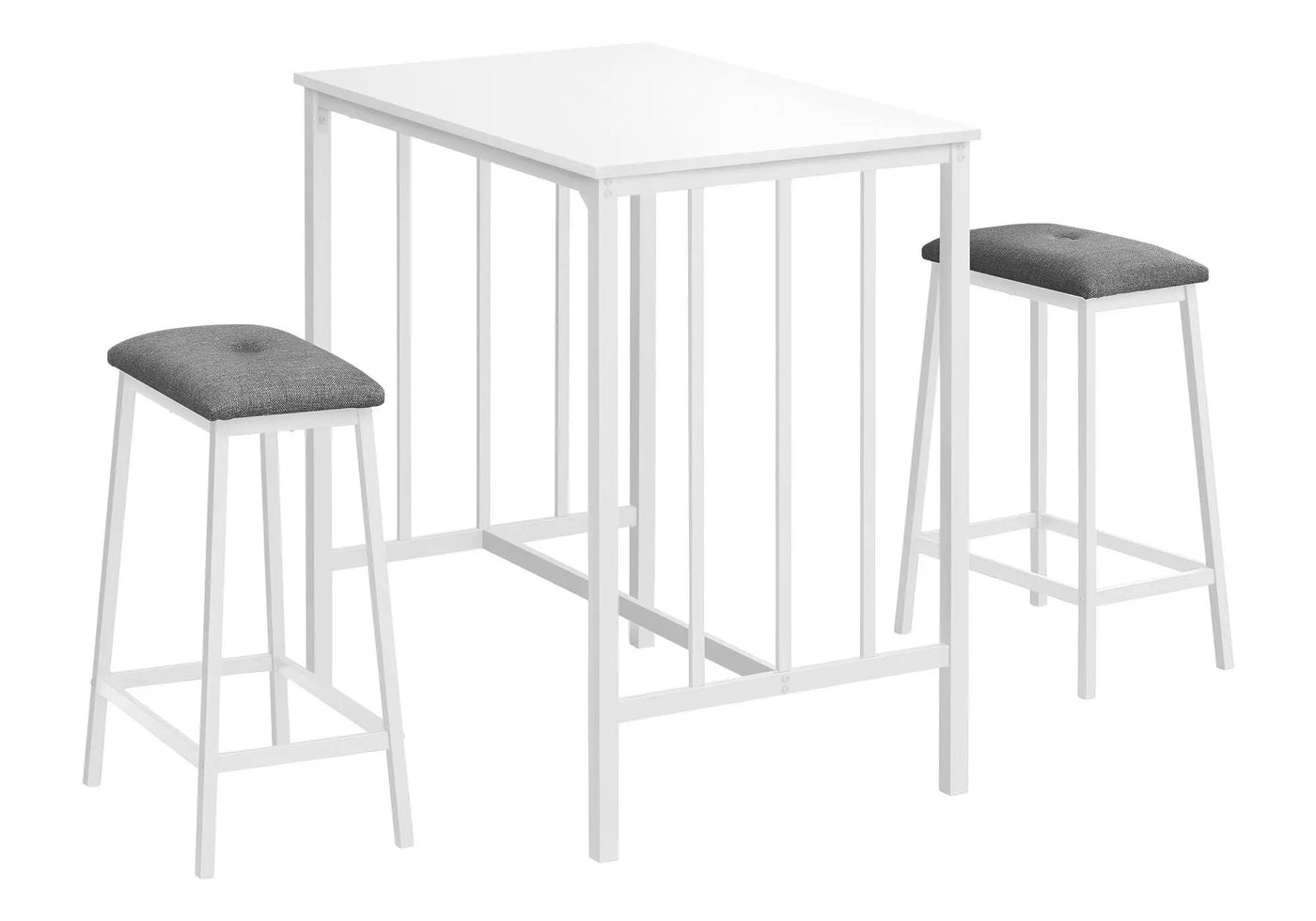 3 Piece Dining Set, Counter Height, Rectangular, Small, Contemporary & Modern by HouseOfZazla