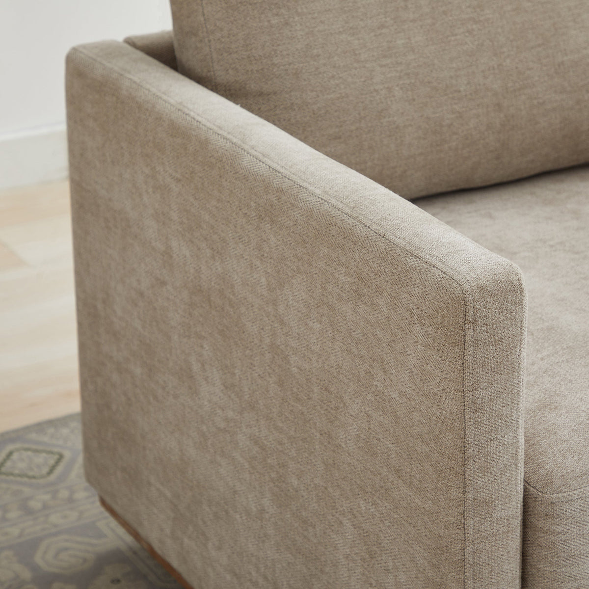 30.7"W Square Upholstered 360° Swivel Accent Chair, photo 10 of 10