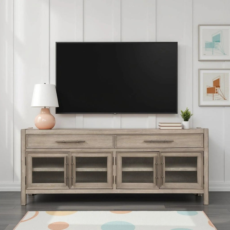 Cypress Lane - TV Stand Console - White Oak by Unique Piece Furniture
