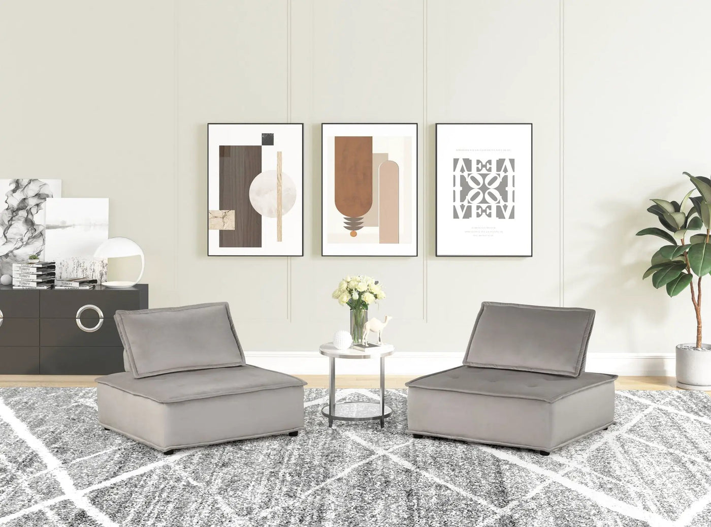 Anna - Armless Lounge Chair by HouseOfZazla