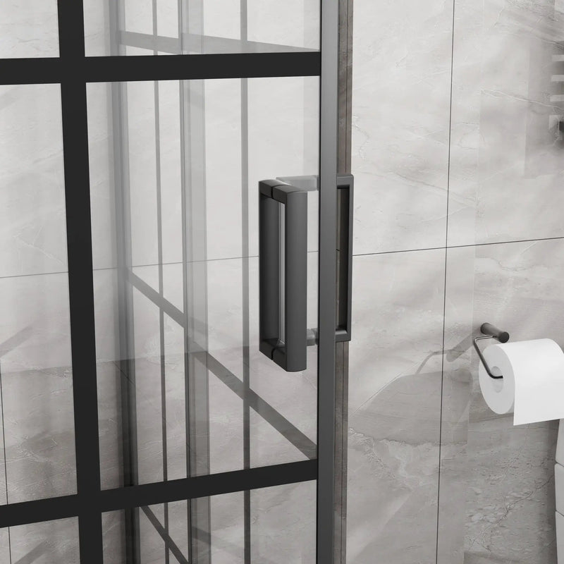 Goodyo Corner Shower Enclosure with Double Sliding Doors by HouseOfZazla