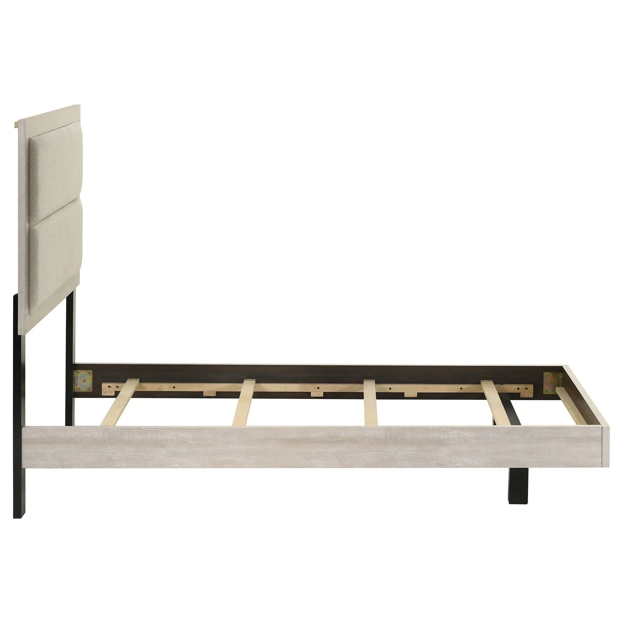 Trenton 54-inch Wood Twin Panel Bed Rustic Cream by Unique Piece Furniture