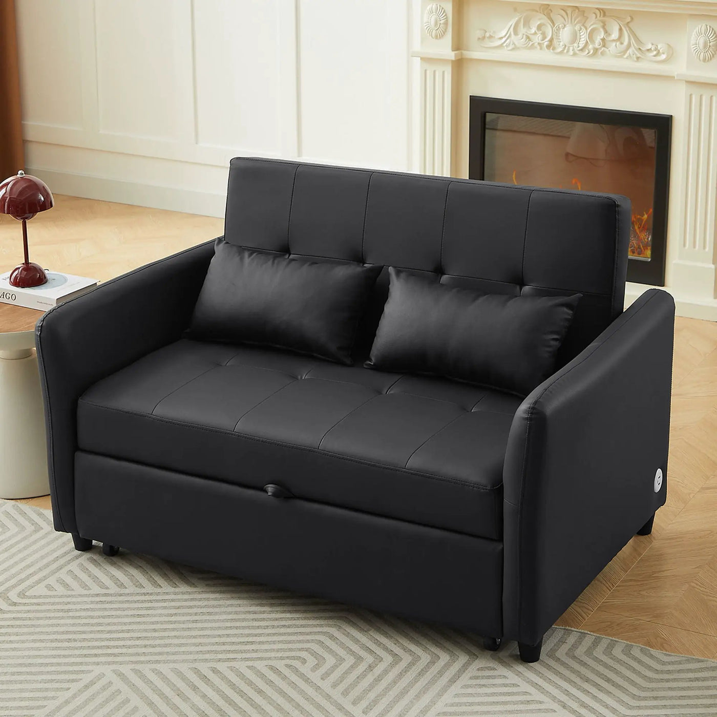 Convertible Sleeper Sofa Bed With 3 USB Ports by HouseOfZazla
