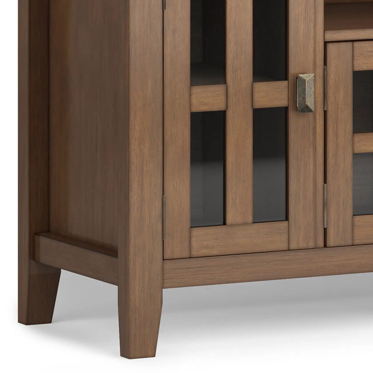 Artisan - TV Media Stand - Rustic Natural Aged Brown by HouseOfZazla