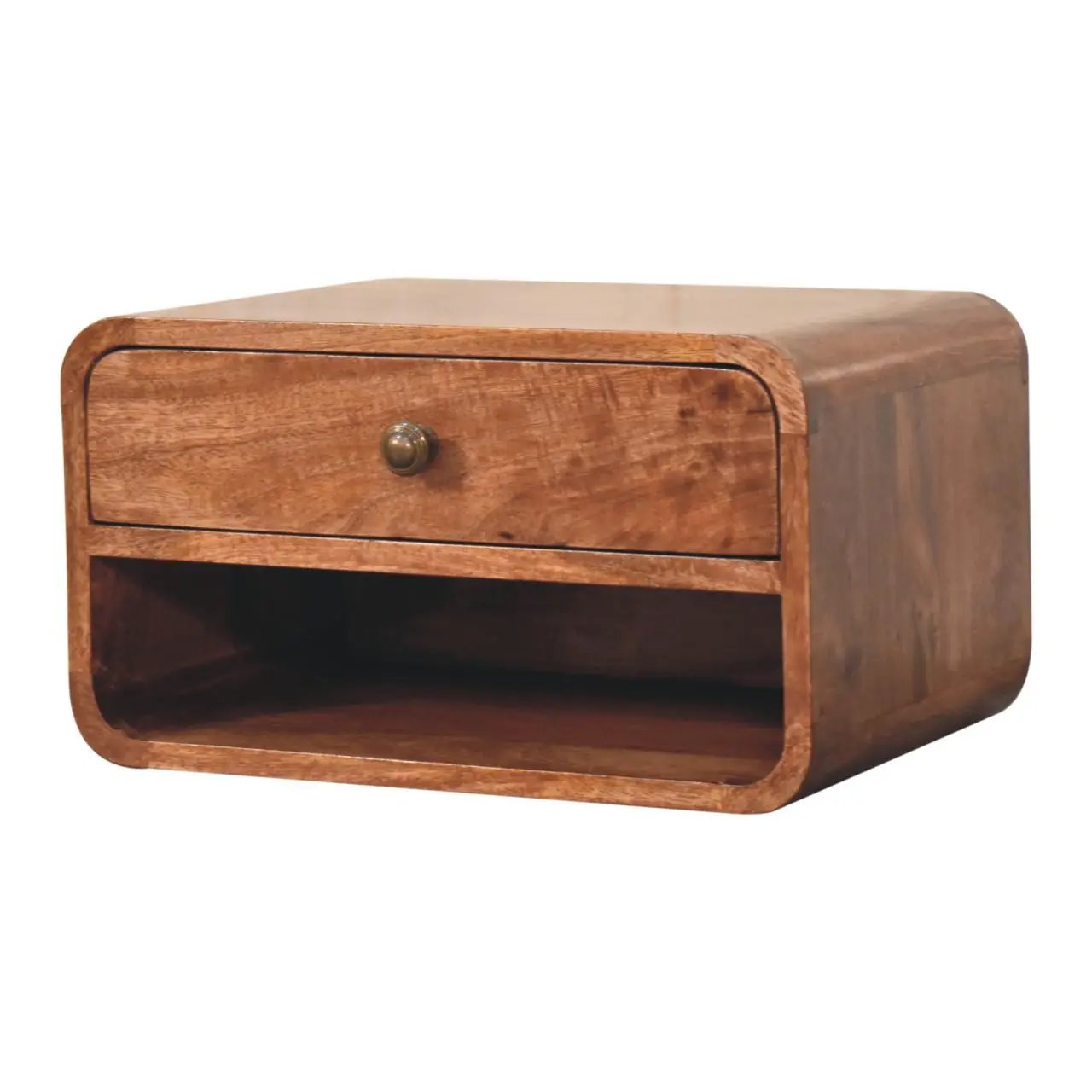 Curve Upper Slot Floating Nightstand by Unique Piece Furniture