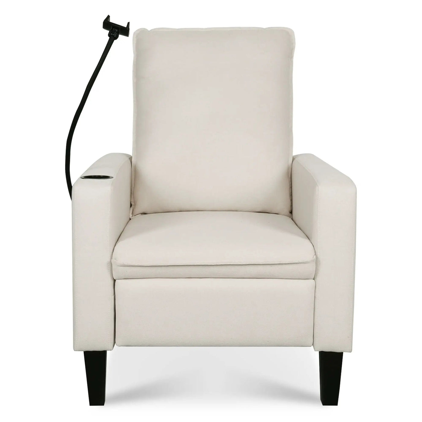 Recliner Chairs For Adults, Adjustable Recliner Sofa With Mobile Phone Holder & Cup Holder, Modern Reclining Chairs Fabric Push Back Recliner Chairs For Living Room, Bedroom by HouseOfZazla