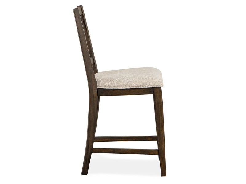 Westley Falls - Counter Chair With Upholstered Seat (Set of 2) - Graphite, photo 6 of 7