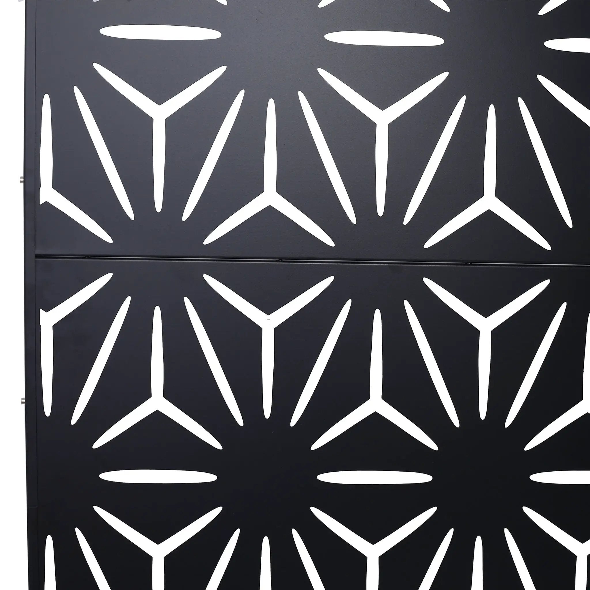 Outdoor & Indoor Metal Privacy Screen, Freestanding Decorative Panels by HouseOfZazla