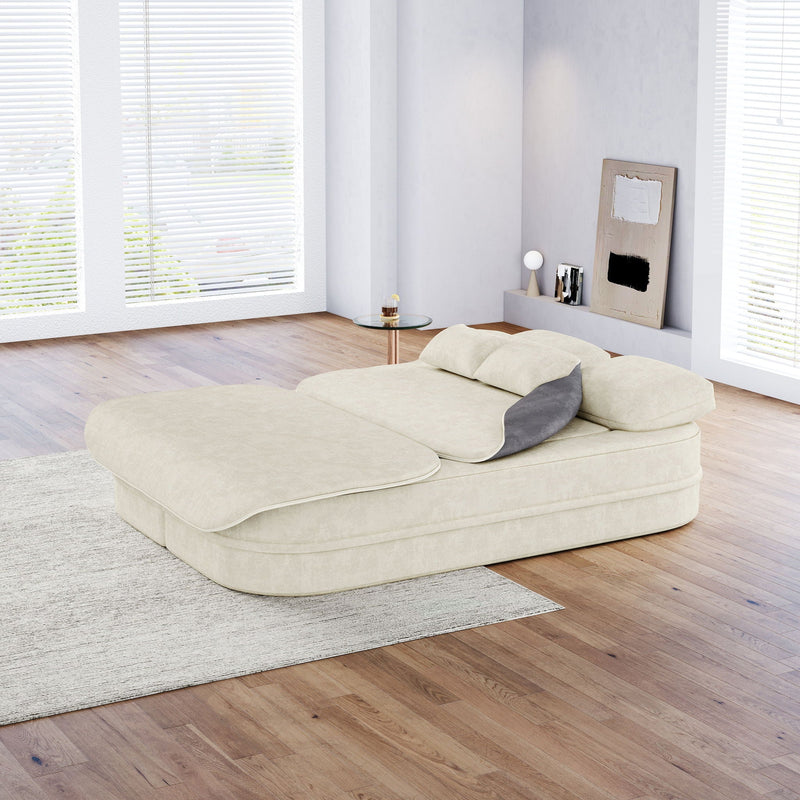 2 In 1 Foldable Sofa Bed With Multi Functional Blanket, Floor Lounge Sofa by HouseOfZazla