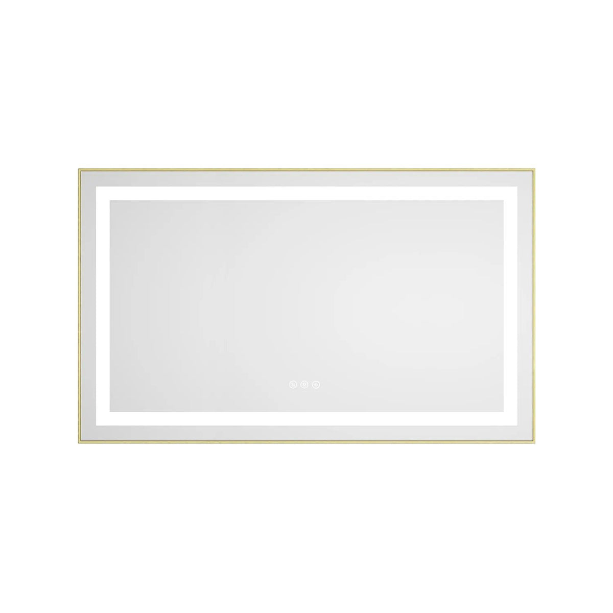 40 x 24 Inch LED Bathroom Mirror With Front And Backlight by HouseOfZazla