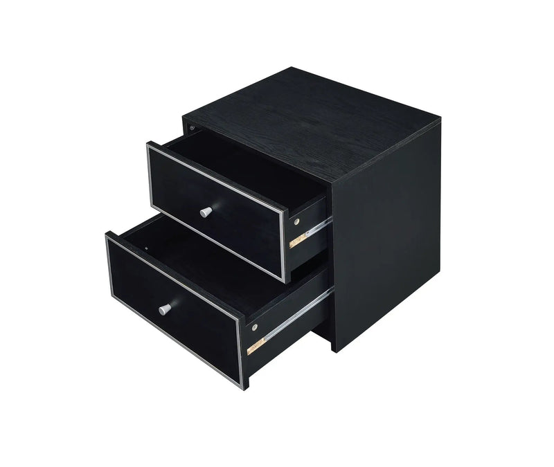 Modern Black Nightstand Table by HouseOfZazla