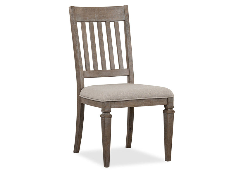 Lancaster - Dining Side Chair With Upholstered Seat (Set of 2) - Dovetail Gray, photo 7 of 7
