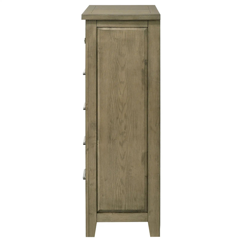 Hazlewood 5-drawer Bedroom Chest of Drawers Vineyard Oak by Unique Piece Furniture