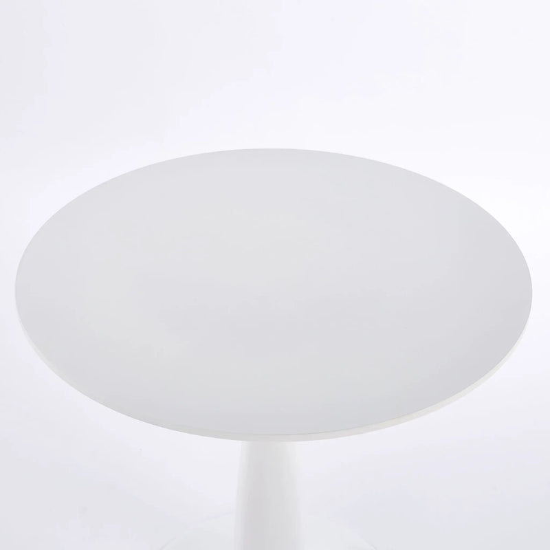 Pedestal Table, Round For Kitchen - White by Unique Piece Furniture