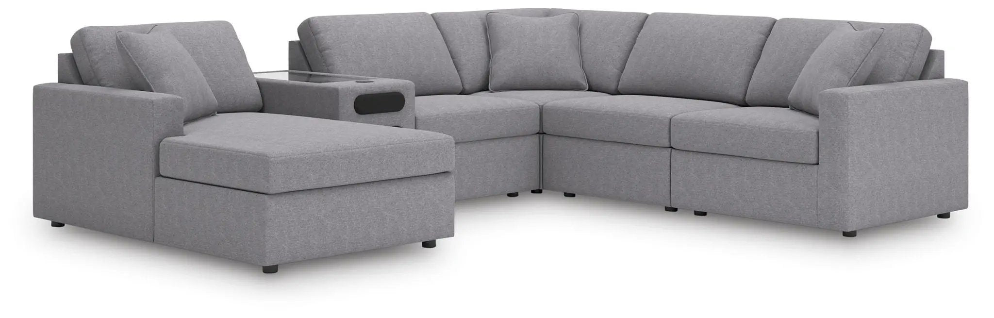 Modmax - Sectional - Granite by Unique Piece Furniture
