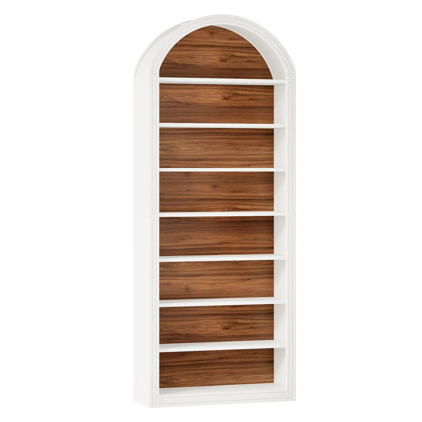 8 Tier Arched Open Display Shelving Unit For Living Room by HouseOfZazla