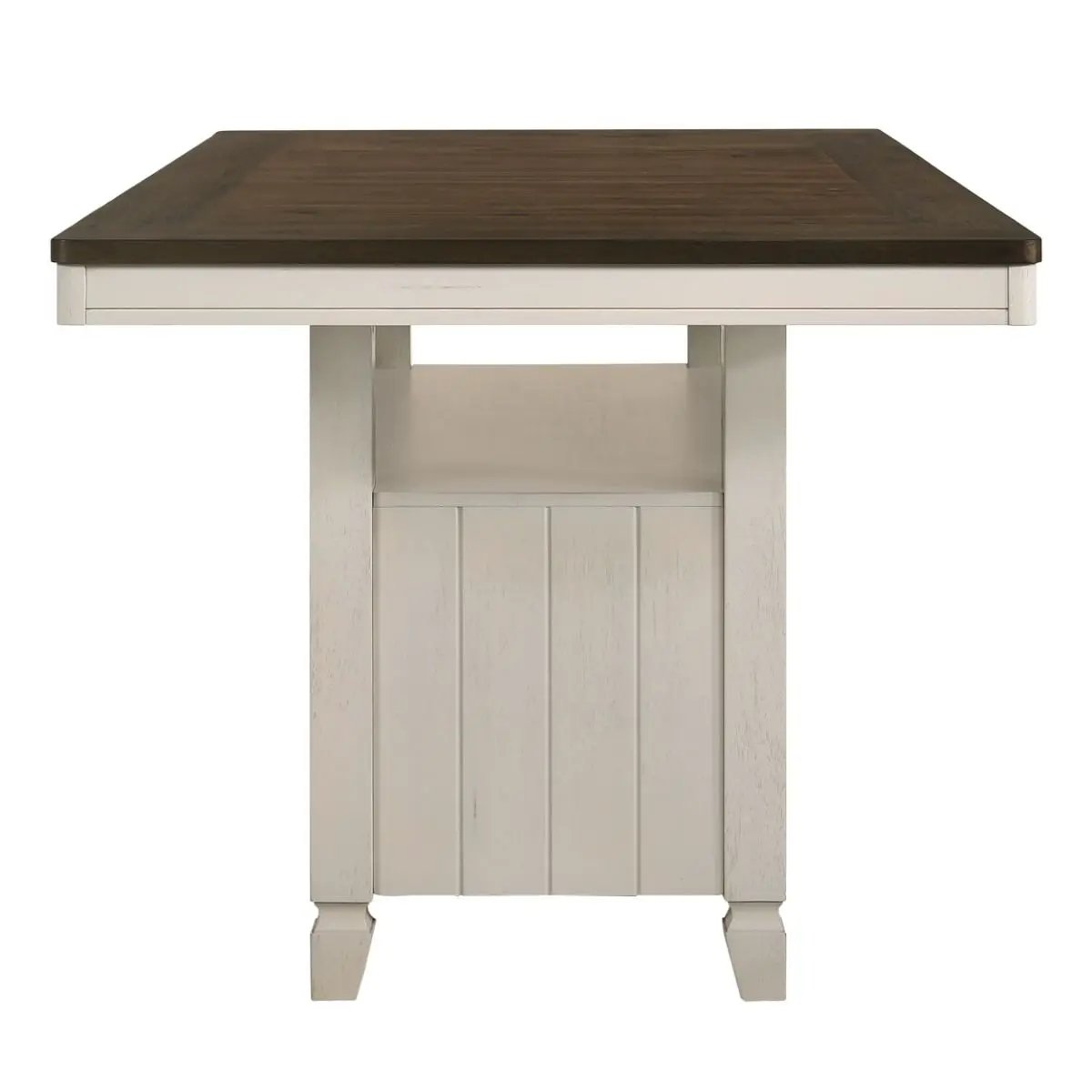 Tasnim - Counter Dining Table - Oak & Antique White by Unique Piece Furniture