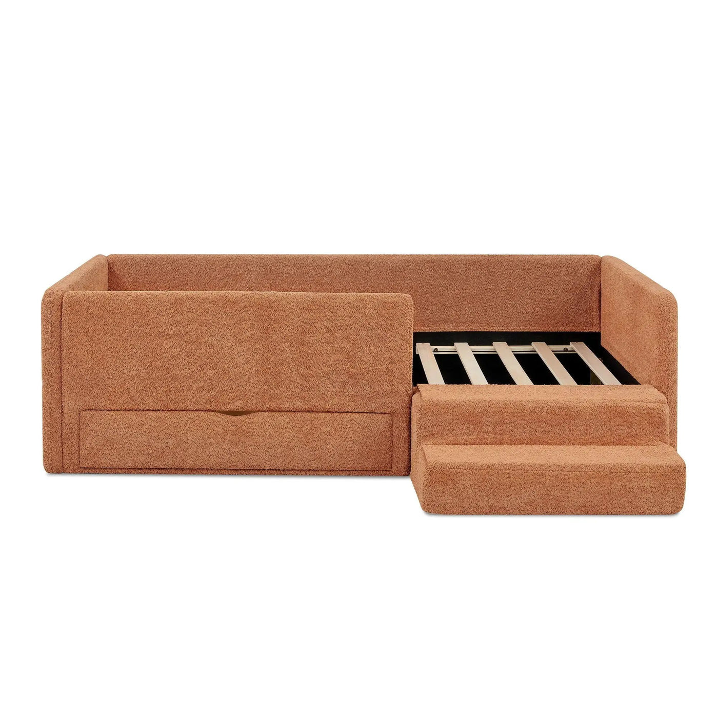 Safe Kids Bed With Guardrails And Storage by HouseOfZazla